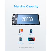 Miniatura 21 de Veger VG W2059 Power Bank 20 000 mAh Con 4 cables USB C Micro USB 8 Pin USB A
