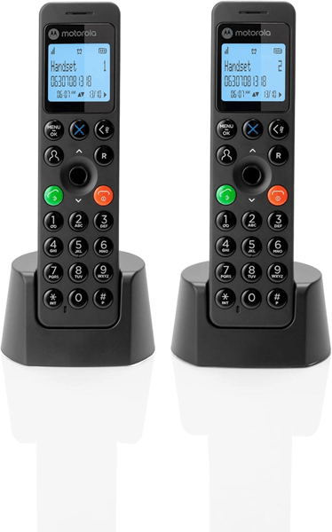 MOTOROLA DOT202 teléfono DECT DUO Negro