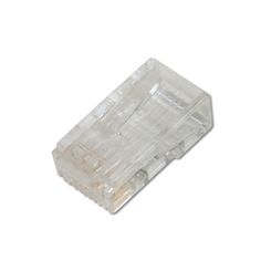 Cat 6 Modular Plug  8P8C  unshielded For Round Cable  two-parts plug Package incl. insert load bar