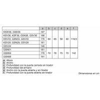 Miniatura 10 de FRIGORIFICO UNA PUERTA BOSCH KSV36FWDP NOFROST D ALTO 186 CM ANCHO 60 CM BLANCO