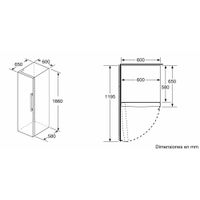 Miniatura 11 de FRIGORIFICO UNA PUERTA BOSCH KSV36FWDP NOFROST D ALTO 186 CM ANCHO 60 CM BLANCO