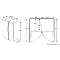 Miniatura 12 de FRIGORIFICO UNA PUERTA BOSCH KSV36FWDP NOFROST D ALTO 186 CM ANCHO 60 CM BLANCO