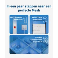 Miniatura 7 de Fritz! Mesh WiFi Set 1600 3-pk Repeater WiFi6