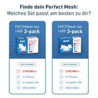 Miniatura 8 de Fritz! Mesh WiFi Set 1600 3-pk Repeater WiFi6