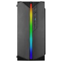 Miniatura 3 de Caja MARS GAMING  MC-S1 Negro Caja PC Compacta Gaming Micro-ATX Iluminación ARGB 12 Modos Ventilador FRGB Ventana Lateral Completa RGB Negro