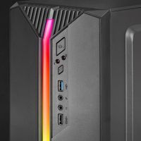 Miniatura 4 de Caja MARS GAMING  MC-S1 Negro Caja PC Compacta Gaming Micro-ATX Iluminación ARGB 12 Modos Ventilador FRGB Ventana Lateral Completa RGB Negro