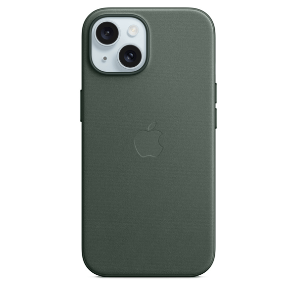 IPHONE 15 WOVEN CASE GRN