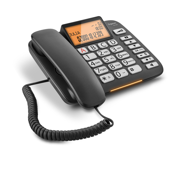 DECT DL580 BLACK BLACK IN