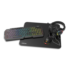 KROM KENTA PC Combo Gaming 4 en 1 RGB Negro