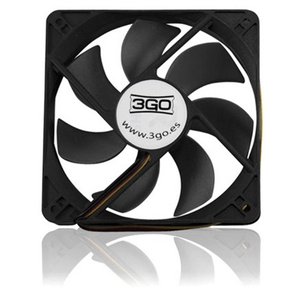 VENTILADOR 8CM 3GO NEGRO