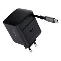 Miniatura 4 de CARGADOR USB-C TRUST MAXO 65W PD CABLE SOLDADO RETRACTABLE 2XUSB-C NEGRO