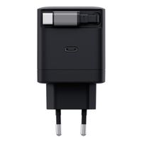 Miniatura 6 de CARGADOR USB-C TRUST MAXO 65W PD CABLE SOLDADO RETRACTABLE 2XUSB-C NEGRO