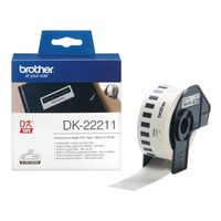 Miniatura 2 de CINTA CONTINUADA PELICULA PLASTICA BLANCA 29X15.24 DK22211