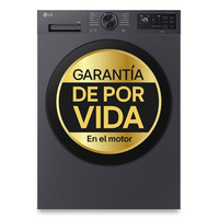 Miniatura 1 de LAVADORA CARGA FRONTAL LG F4X5009TBB 9 KG 1400 RPM A NEGRA