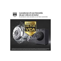 Miniatura 4 de LAVADORA CARGA FRONTAL LG F4X5009TBB 9 KG 1400 RPM A NEGRA
