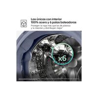 Miniatura 6 de LAVADORA CARGA FRONTAL LG F4X5009TBB 9 KG 1400 RPM A NEGRA