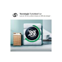 Miniatura 8 de LAVADORA CARGA FRONTAL LG F4X5009TBB 9 KG 1400 RPM A NEGRA