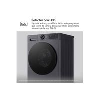 Miniatura 10 de LAVADORA CARGA FRONTAL LG F4X5009TBB 9 KG 1400 RPM A NEGRA