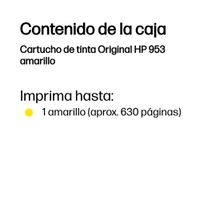 Miniatura 3 de HP 953 Cartucho Amarillo  F6U14AE Officejet 8710