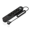 AISENS-Regleta-de-Enchufes-Multifuncion-con-4-Tomas---Cargador-PD3-0-20W-2xUSB-C--2xUSB-A--1-4m--Negro