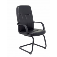 Miniatura 1 de SILLON DIRECCION ARAGON SIMIL PIEL NEGRO PIQUERAS Y CRESPO 262SPNE