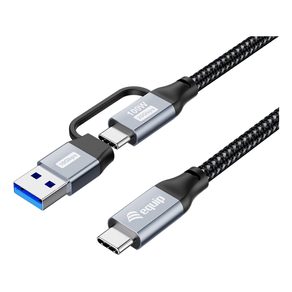 CABLE-USB-C-A-USB-C-1M-EQUIP-USB-3.2-GEN-2x2-100W-20V-5A-20GBPS-4K60H-E-MARK-ADAPT.-USB-A