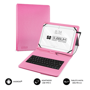 FUNDA-Y-TECLADO-TABLET-10.1---SUBBLIM-ROSA