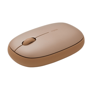 MOUSE-RAPOO-WIRELESS-Y-BLUETOOTH-M660-SILENT-2.4G-GHz-BT-5.0-USB-3.0-3-BOTONES-1300-PPP-MARRON