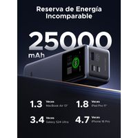 Miniatura 14 de UGREEN POWER BANK NEXODE 200W - 25000MAH - CARGA RAPIDA - GRIS