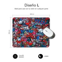 Miniatura 2 de ALFOMBRILLA GAMING SUBBLIM GRAFFITI L
