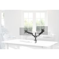 Miniatura 5 de Hama PC Soporte Monitor Premium GAS Spring hasta  32´´ 2 Monitores Brazo