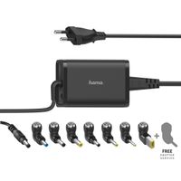 Miniatura 1 de HAMA  Cargador universal port  til  con 7 adaptadores  de 15 19V 65W  Enchufe Europeo  Color negro