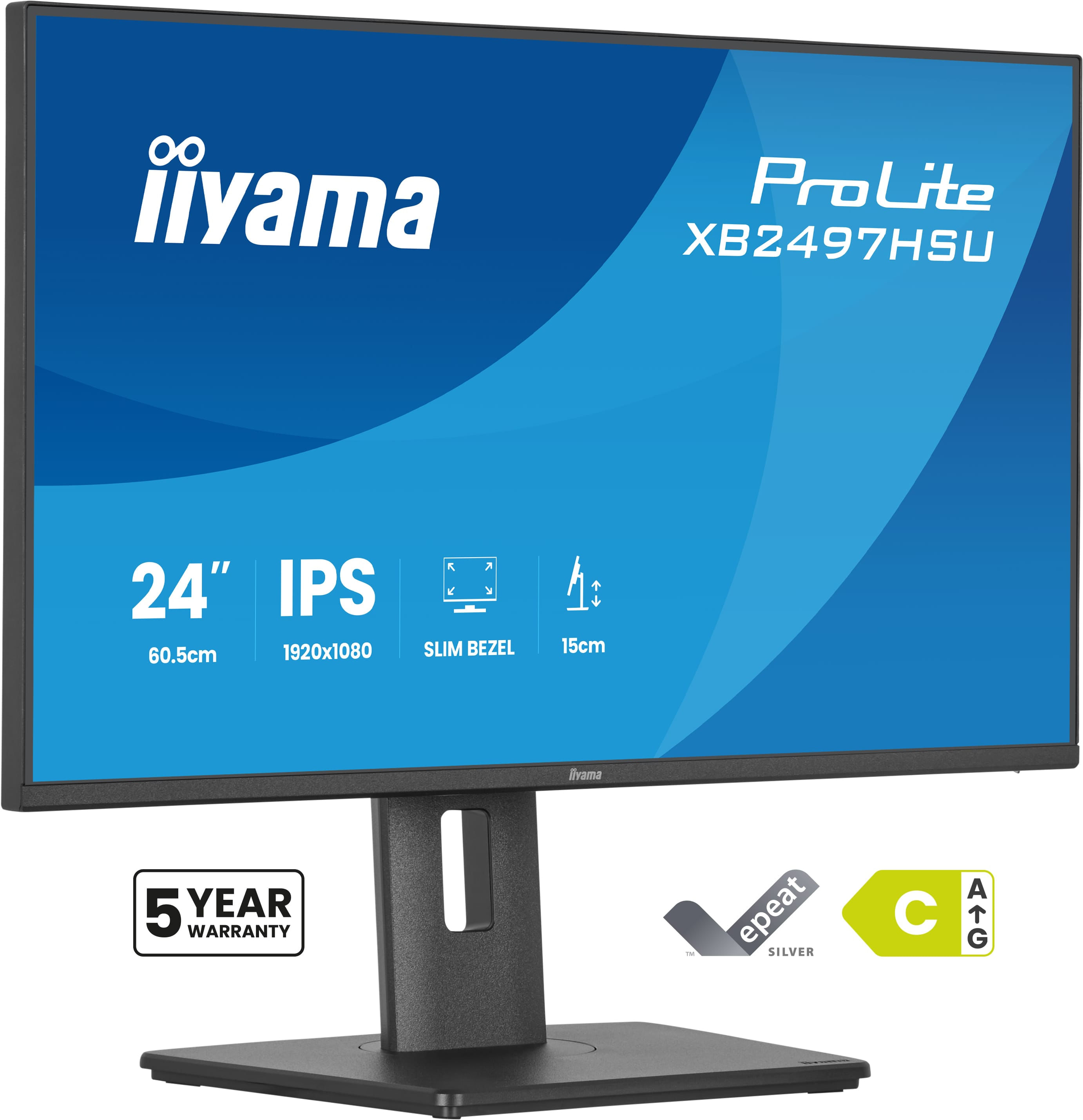 IIYAMA XB2497HSU-B1 ProLite 23.8" LED IPS Full HD HDMI Altavoces