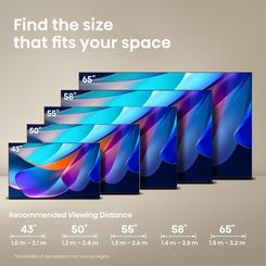 Televisor HISENSE 50"  50A6S QLED 4K Ultra HD