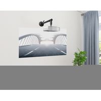 Miniatura 2 de SOPORTE DE PROYECTOR EQUIP DE PARED 670-900MM ROTACION 360Âº INCLINACION 20Âº HASTA 30KG COLOR NEG