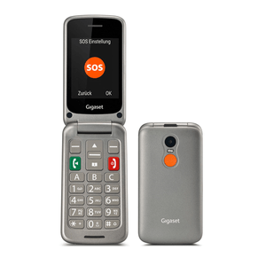 TELEOFONO-MOVIL-LIBRE-SENIOR-GIGASET-GL590--2.8----BOTON-SOS---32MB--DUAL-SIM--CON-TAPA-GRIS