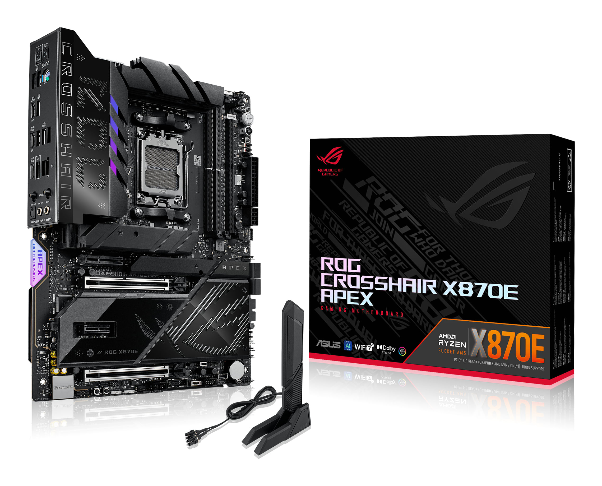 Asus AMD ROG CROSSHAIR X870E APEX Socket AM5