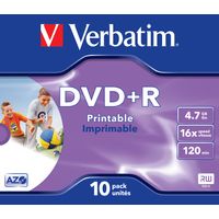 Miniatura 2 de PACK 10 DVD+R 4.7 GB VERBATIM 16X IMP.JEWEL