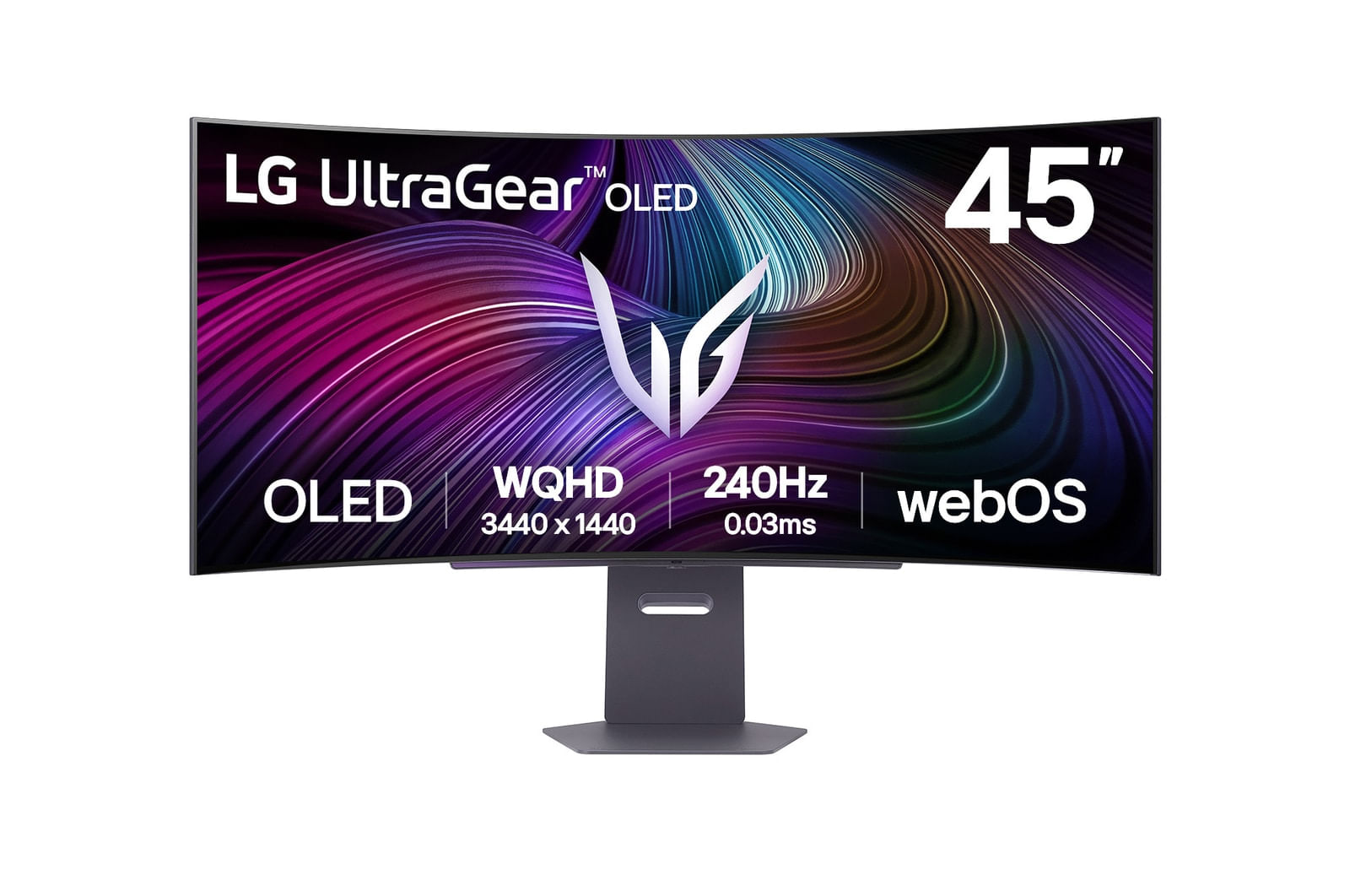 MONITOR LG, 45 PULGADAS, 45GX90SA-B, 114,3 CM, 3440 x 1440 PIXELES, WIDE QUAD HD, OLED, NEGRO