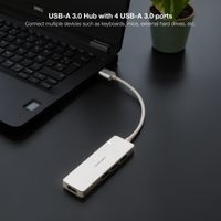 Miniatura 3 de Nanocable Hub USB 3.0 4 x USB 3.0 10cm. Gris