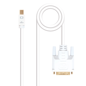 CONVERSOR-NANO-CABLE-MINI-DISPLAYPORT-MACHO-A-DVI-MACHO-5M-BLANCO