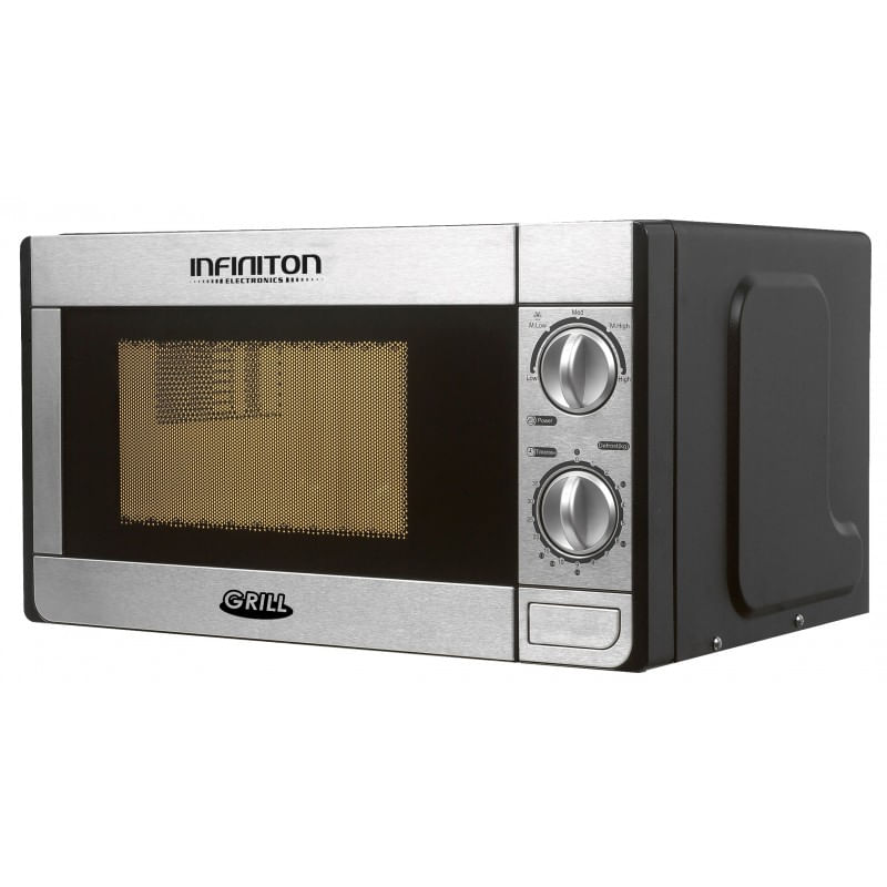 HORNO MICROONDAS CON GRILL INFINITON MW-1115 20 LITROS INOX