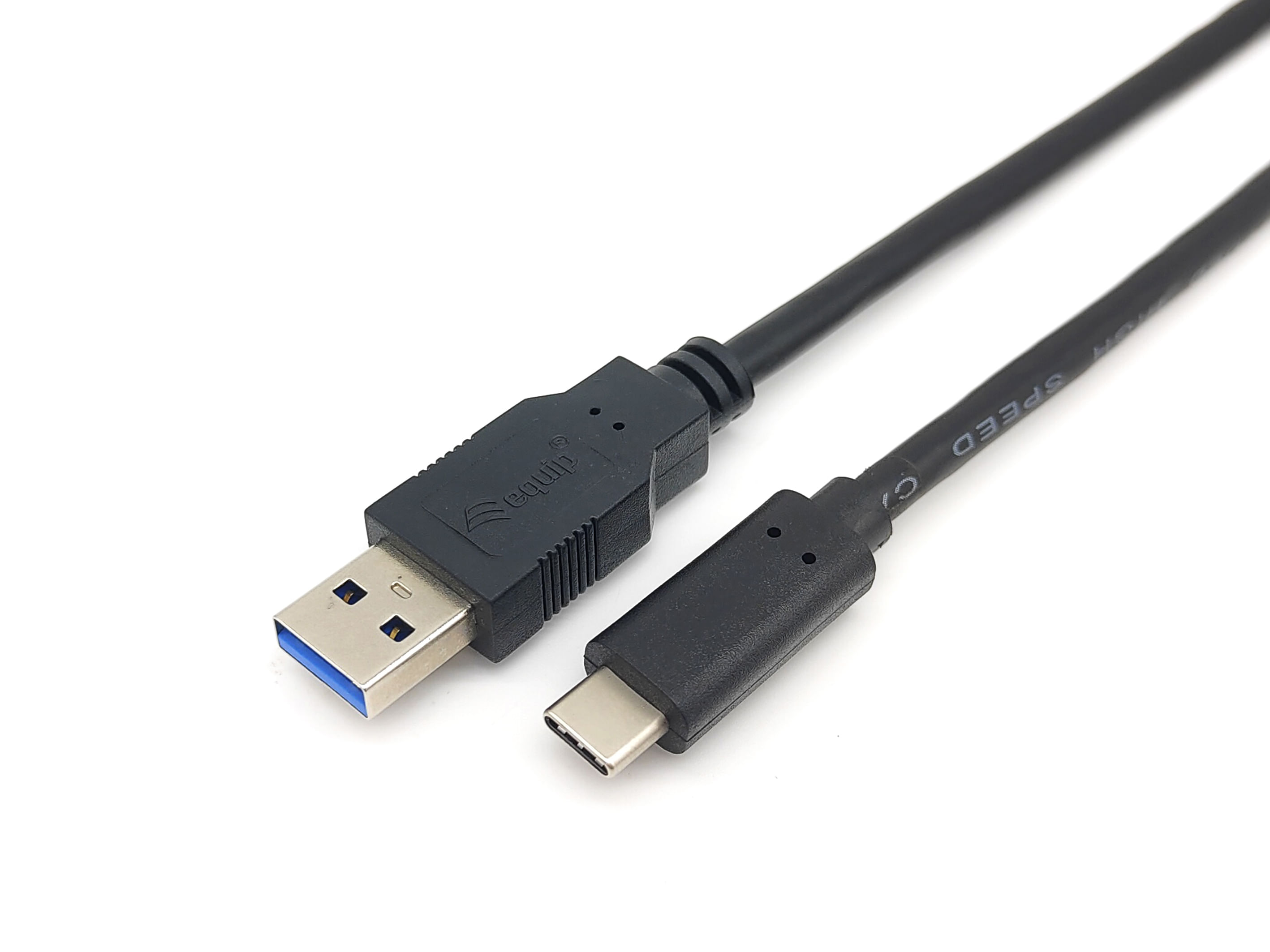 CABLE USB-A MACHO USB-C MACHO USB 3.2 2M TRANSFERENCIA 5G 3A COLOR NEGRO