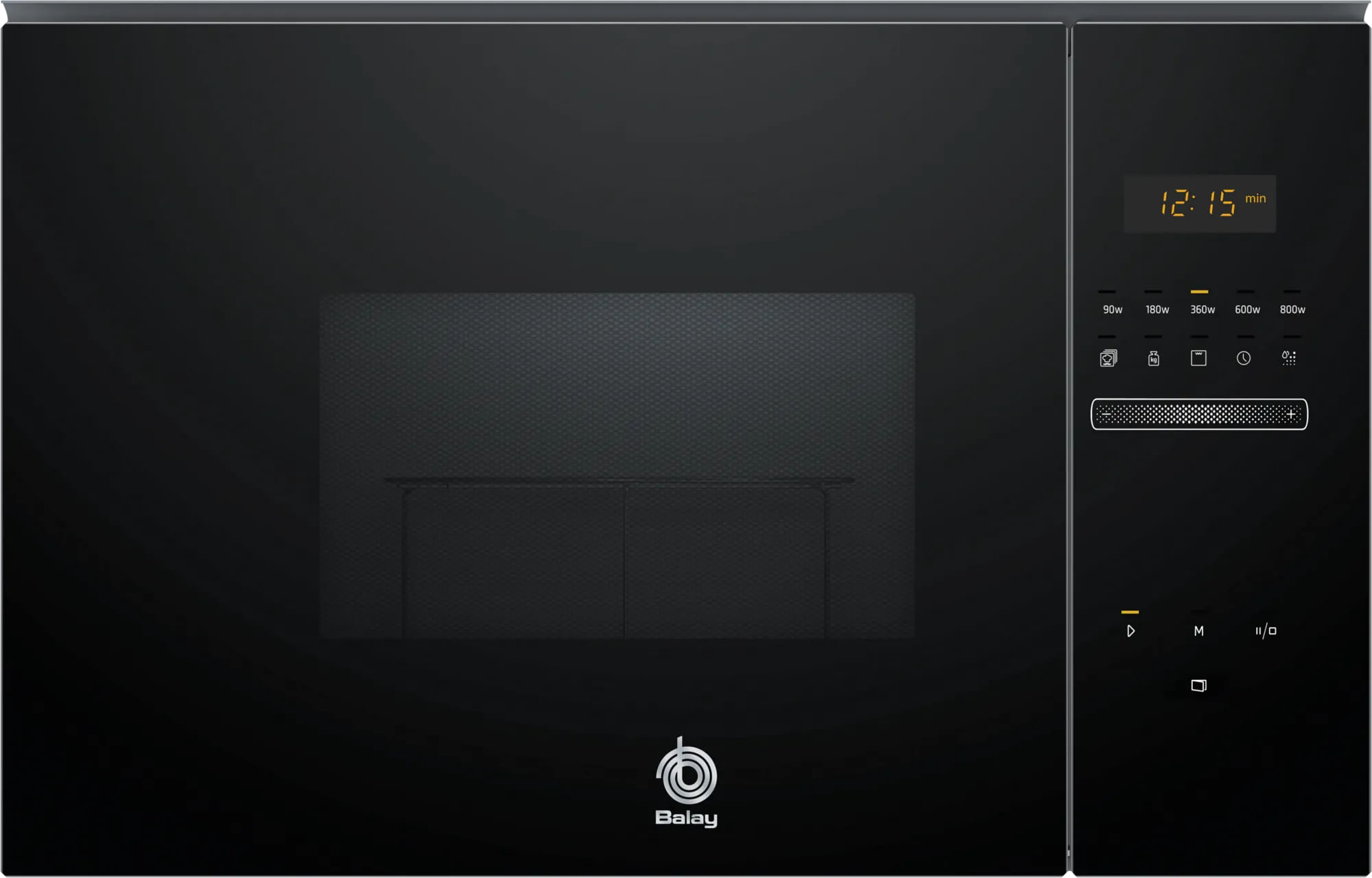 HORNO MICROONDAS INTEGRABLE BALAY 3CG5172N2 20 LITROS CON GRILL NEGRO