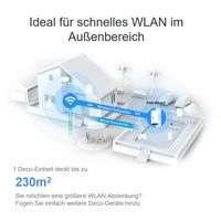Miniatura 9 de PUNTO DE ACCESO EXTERIOR MESH WIFI 6 TP-LINK DECO X50 OUTDOOR PACK 1u AX3000 RISTENCIA IP65 POE
