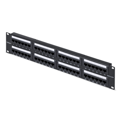 Panel de Parcheo 2U de 48 Puertos Cat6 RJ45 - UTP -Tipo 110