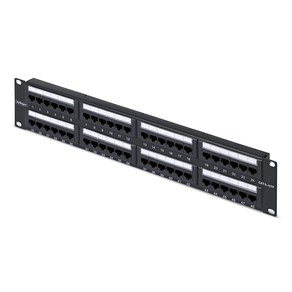 Panel-de-Parcheo-2U-de-48-Puertos-Cat6-RJ45---UTP--Tipo-110