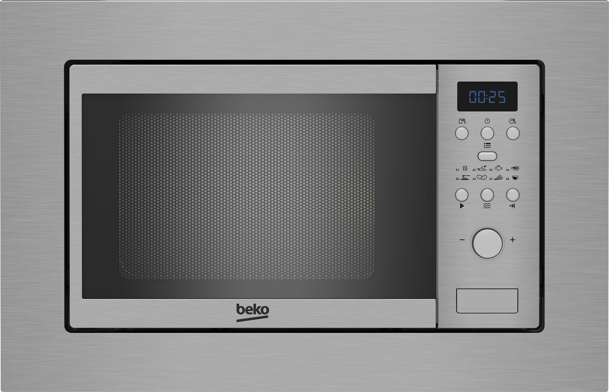HORNO MICROONDAS INTEGRABLE BEKO BMOB 17131 X 17 LITROS SIN GRILL INOX