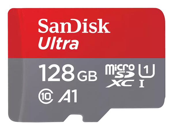 SANDISK ULTRA MICROSDXC 128GB + SD ADAPTER 140MB/S A1 CLASS 10
