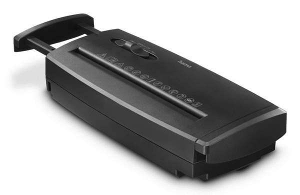 DESTRUCTORA DE PAPEL HAMA CLASSIC S60 CABEZAL ADAPTABLE CAPACIDAD CORTE 6 HOJAS COLOR NEGRO